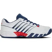 K-Swiss BigShot Light 4 Omni White/Blue Opal/Lollipop Schoenen Herenschoenen | 44 1/2