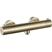 Guido Gusto Thermostatische douchekraan Mat goud