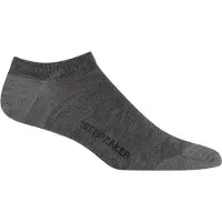 Icebreaker Wandelsok Women Lifestyle Fine Gauge No Show Black/Snow-Schoenmaat 38 - 40