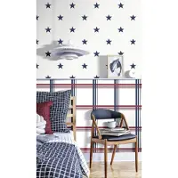 Overig Vliesbehang Friends & Coffee 16650 - Blauw - Wit - 10,05m X 53cm