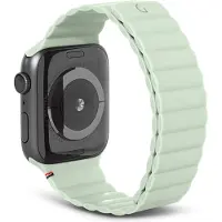 Decoded Silicone Magnetic Apple Watch 46 / 45 / 44 Mm Bandje Groengroen
