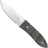 Maserin AM22, 923-RB Blue Poplar Burl, vaststaand mes, Atillio Morotti design