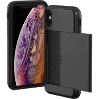 IMoshion Backcover met pasjeshouder voor de Apple iPhone X / Xs - Zwart