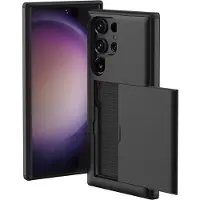 IMoshion Backcover met pasjeshouder voor de Samsung Galaxy S23 Ultra - Zwart