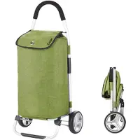 Shoppingcruiser Foldable Boodschappentrolley - Opvouwbare boodschappenwagen 45 liter - Groen