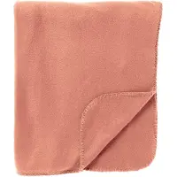 Dutch decor - DEX - Plaid 130x160 cm - fleece deken - zacht en dun - Muted Clay - roze