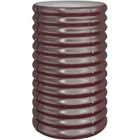 vidaXL Plantenbak 40x40x68 cm gegalvaniseerd staal bruin
