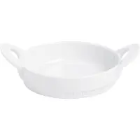 Pillivuyt Toulouse schotel met handvat rond Wit