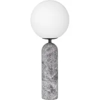 Globen Lighting Tafellampe , Torrano, Grijs, Woonkamer, Glas, Designer