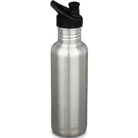 Klean Kanteen Drinkfles Classic met Sportdop (Maat - 800ml, Kleur - Brushed stainless)