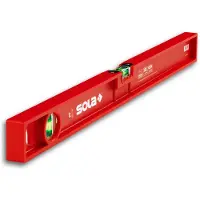 Sola Kunststof waterpas PF40 40cm 2 libellen 1,00mm/m rood - 01412501