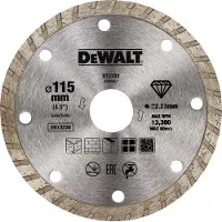 Dewalt Accessoires Diamantblad, turbo, Ø115mm/22.2mm, universeel - DT3702-QZ
