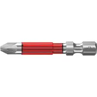Wiha 42123 Kruis-bit Aandrijving: 1/4 (6,3 mm) Uitvoering: Kruiskop Pozidriv PZ 3