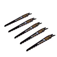 DeWalt Accessoires DT99554-QZ XR 152mm 6TPI Reciprozaagbladen (5 stuks) - DT99554-QZ