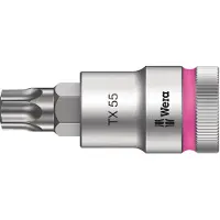 Wera 8767 C HF 05003837001 Binnen-zesrond (TX) Dopsleutel-bitinzet Houderfunctie 12.5 mm 1/2 T 55 1/2 (12,5 mm)