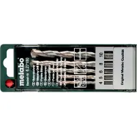 Metabo 627180000 Beton-spiraalboren set 5-delig 4 mm, 5 mm, 6 mm, 8 mm, 10 mm Cilinderschacht 5 stuk(s)