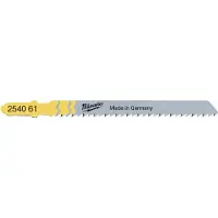 Milwaukee Pack de 5 lames scie sauteuse bois/PVC 75 mm denture de 2,5 mm 4932254061