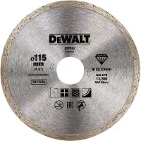 Dewalt Accessoires Diamantblad, met gesloten rand, Ø180mm/22.2mm - DT40206-QZ