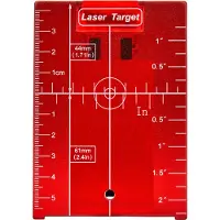 Makita Accessoires Laserrichtplaat rood - LE00758831 LE00758831