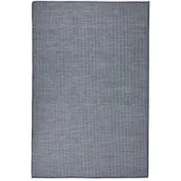 vidaXL Buitenkleed platgeweven 120x170 cm blauw