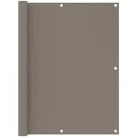 vidaXL Balkonscherm 120x400 cm oxford stof taupe