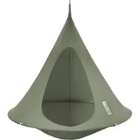 Cacoon Single Hangstoel - Khaki Groen