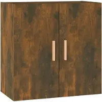 vidaXL Wandkast 60x30x60 cm bewerkt hout gerookt eikenkleurig