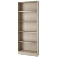 Hioshop Base kast B 4 planken eiken decor.