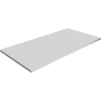 Balmani Artic douchebak 180 x 90 cm top solid mat wit