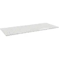 Storke Tavola enkel of dubbel tablet mat wit/zwart terrazzo 130 x 52 cm