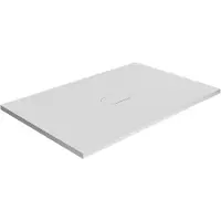 Balmani Artic douchebak 140 x 90 cm top solid mat wit
