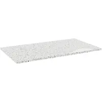 Storke Tavola enkel tablet mat wit/zwart terrazzo 95 x 52 cm