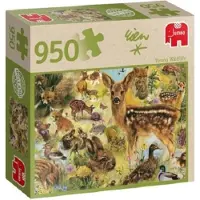 Jumbo Premium Collection Puzzel Rien Poortvliet: Young Wildlife - Legpuzzel - 950 stukjes