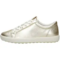 Ecco 470303 SOFT Veterschoenen | Maat 38 Dames Beige
