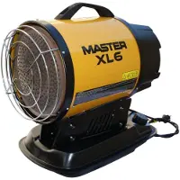 Master Klimatechnik XL-6 Infrarood oliebrander 17000 W Geel, Zwart