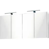 Best design Spiegelkast Happy Incl. LED verlichting 120x60 cm Wit