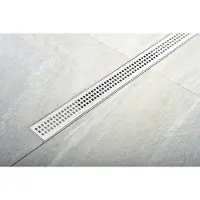 Sapho Indy douchegoot met RVS superflow rooster 80cm