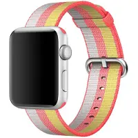 Apple Watch 38mm Red Woven Nylon Horlogeband