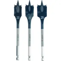 Bosch 2608587011 Assortiment De Mèches Plates Self Cut Speed Ø 20/22/25 Mm