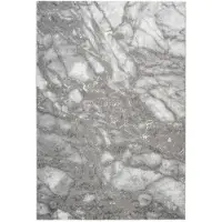 Muratap Fashion marmer laagpolig vloerkleed design tapijt grijs 200x290 cm