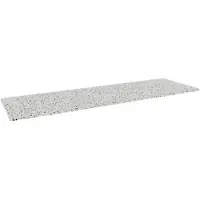 Balmani Stretto enkel of dubbel tablet Bianco Nero terrazzo 180 x 55 cm