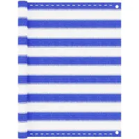 vidaXL Balkonscherm 90x300 cm HDPE blauw en wit