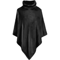 MOODIT Poncho Calido Black-One-size