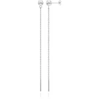 Cilla Jewels Zilverkleurige Ketting Oorbellen Dames van Edelstaal - 100mm