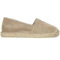 Manfield Beige suède espadrilles | Maat 38