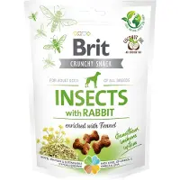 Brit Care 3x200g Crunchy Crackers Insecten, Konijn & Venkel Hondensnacks