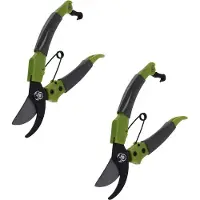 Pro Garden 2 stuks Snoeischaar 20 Cm Staal Groen. Takken knipper.