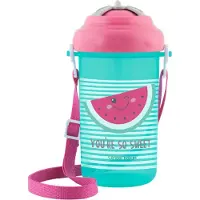 Canpol Babies | bidon met opvouwbare siliconen buis | 400ml | So Sweet | roze 12+ m