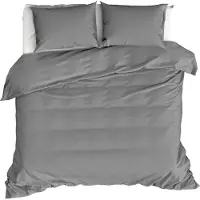 MOODIT Dekbedovertrek Basil Grey-260 x 200 / 220 cm | Extra Breed