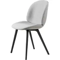Gubi Beetle dining chair fully upholstered-plastic base Remix 3 nr.123-black